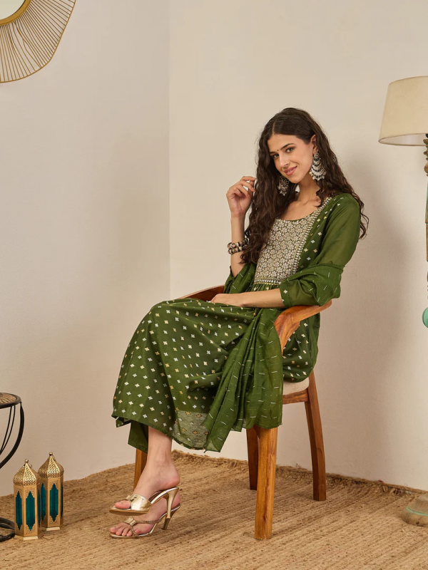 VP 9344 Anarkali Suit Set with Dupatta Ethnic Sets